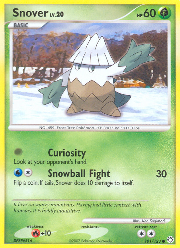 Snover (101/123) [Diamond & Pearl: Mysterious Treasures] - Card Brawlers | Quebec | Canada | Yu-Gi-Oh!