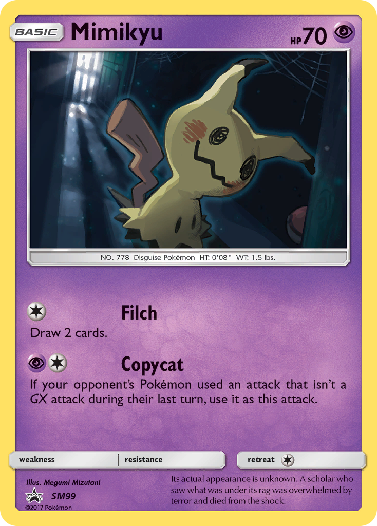Mimikyu (SM99) [Sun & Moon: Black Star Promos] - Card Brawlers | Quebec | Canada | Yu-Gi-Oh!