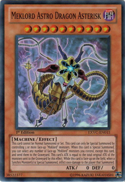 Meklord Astro Dragon Asterisk [EXVC-EN015] Super Rare - Card Brawlers | Quebec | Canada | Yu-Gi-Oh!