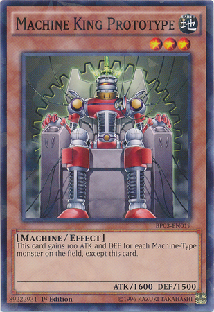 Machine King Prototype [BP03-EN019] Shatterfoil Rare - Card Brawlers | Quebec | Canada | Yu-Gi-Oh!