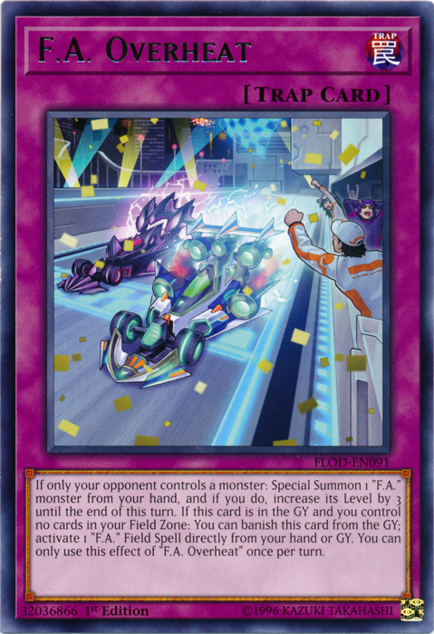 F.A. Overheat [FLOD-EN091] Rare - Yu-Gi-Oh! - Card Brawlers | Quebec | Canada |