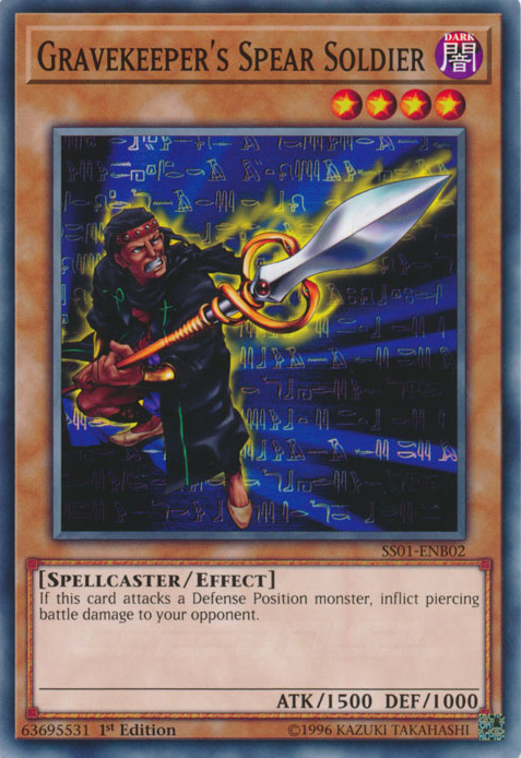 Gravekeeper's Spear Soldier [SS01-ENB02] Common - Card Brawlers | Quebec | Canada | Yu-Gi-Oh!