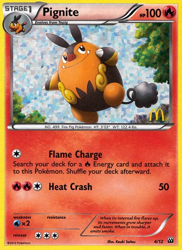 Pignite (4/12) [McDonald's Promos: 2012 Collection] - Card Brawlers | Quebec | Canada | Yu-Gi-Oh!