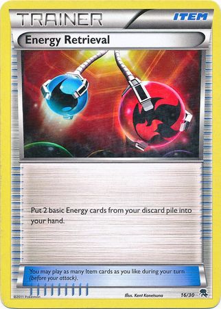 Energy Retrieval (16/30) [Black & White: Trainer Kit - Zoroark] - Card Brawlers | Quebec | Canada | Yu-Gi-Oh!