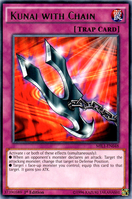 Kunai with Chain [MIL1-EN048] Rare - Yu-Gi-Oh! - Card Brawlers | Quebec | Canada |