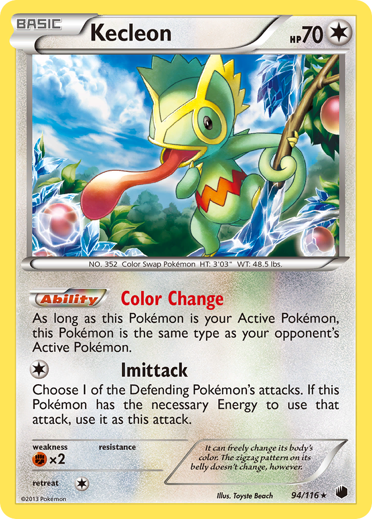Kecleon (94/116) [Black & White: Plasma Freeze] - Card Brawlers | Quebec | Canada | Yu-Gi-Oh!