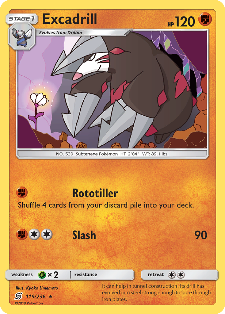 Excadrill (119/236) [Sun & Moon: Unified Minds] - Card Brawlers | Quebec | Canada | Yu-Gi-Oh!