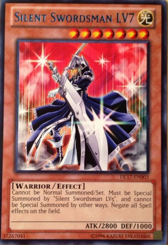 Silent Swordsman LV7 (Blue) [DL17-EN003] Rare - Card Brawlers | Quebec | Canada | Yu-Gi-Oh!