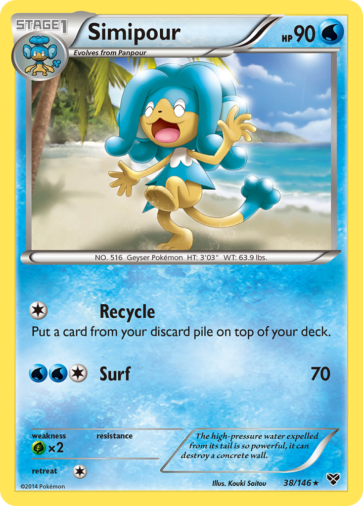 Simipour (38/146) [XY: Base Set] - Card Brawlers | Quebec | Canada | Yu-Gi-Oh!