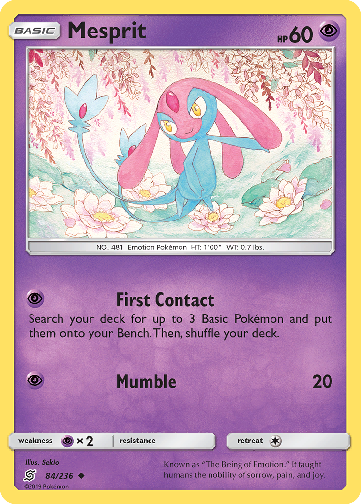 Mesprit (84/236) [Sun & Moon: Unified Minds] - Card Brawlers | Quebec | Canada | Yu-Gi-Oh!