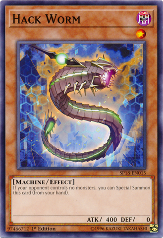 Hack Worm [SP18-EN015] Common - Card Brawlers | Quebec | Canada | Yu-Gi-Oh!