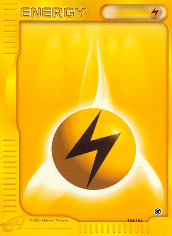 Lightning Energy (163/165) [Expedition: Base Set] - Card Brawlers | Quebec | Canada | Yu-Gi-Oh!