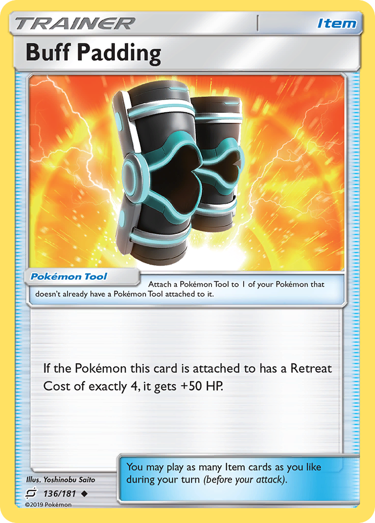Buff Padding (136/181) [Sun & Moon: Team Up] - Card Brawlers | Quebec | Canada | Yu-Gi-Oh!