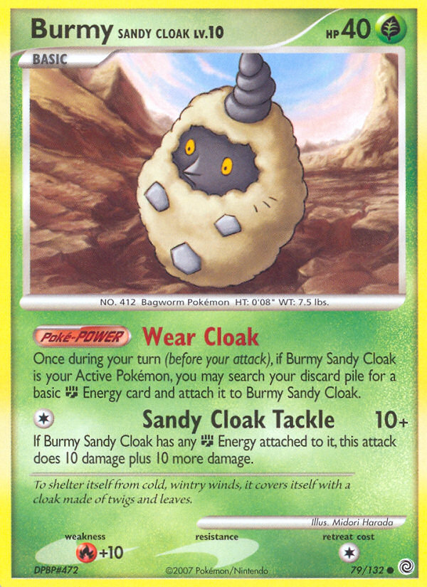 Burmy Sandy Cloak (79/132) [Diamond & Pearl: Secret Wonders] - Card Brawlers | Quebec | Canada | Yu-Gi-Oh!