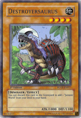 Destroyersaurus [FOTB-EN017] Rare - Card Brawlers | Quebec | Canada | Yu-Gi-Oh!