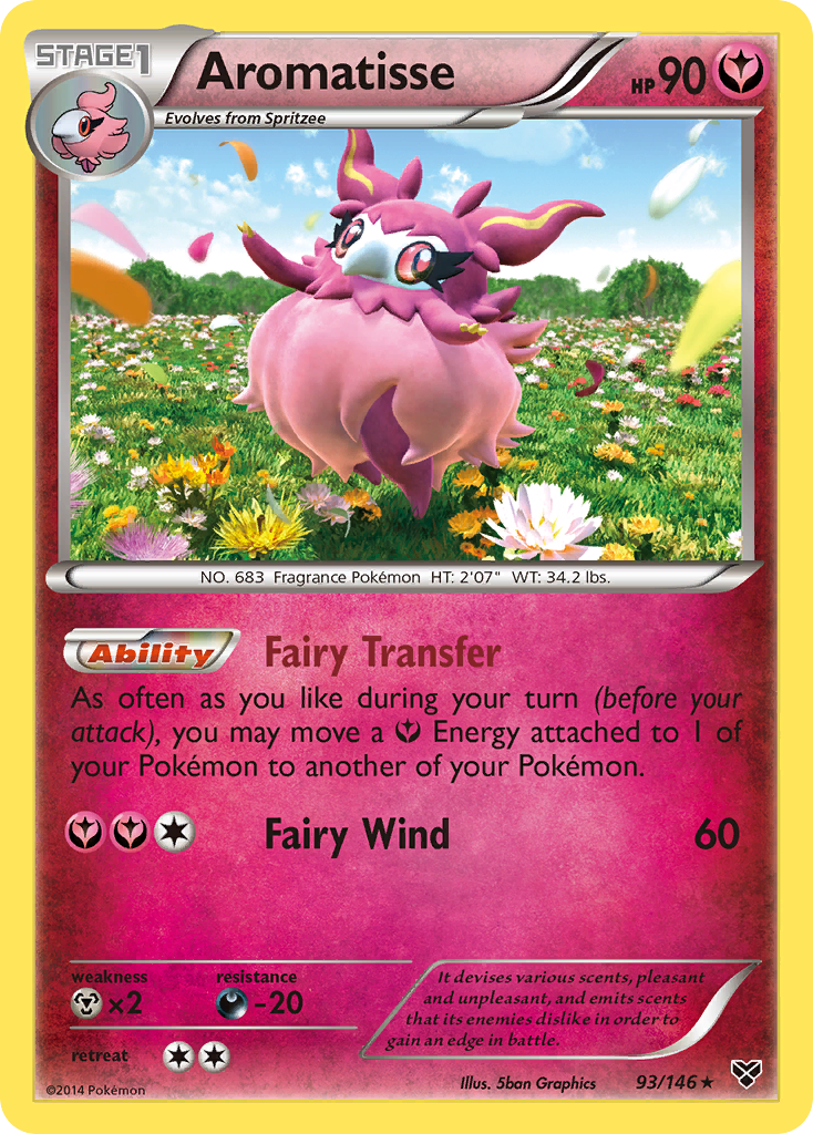 Aromatisse (93/146) [XY: Base Set] - Card Brawlers | Quebec | Canada | Yu-Gi-Oh!