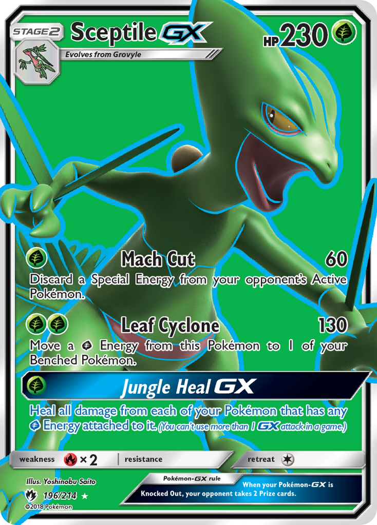 Sceptile GX (196/214) [Sun & Moon: Lost Thunder] - Card Brawlers | Quebec | Canada | Yu-Gi-Oh!