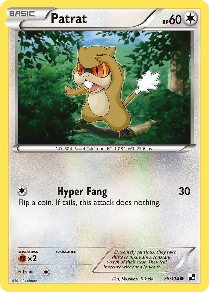 Patrat (78/114) [Black & White: Base Set] - Card Brawlers | Quebec | Canada | Yu-Gi-Oh!