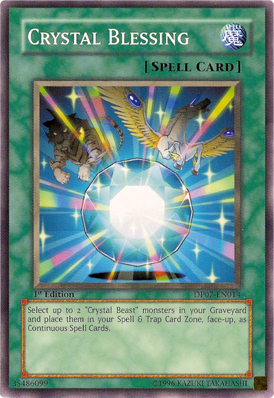 Crystal Blessing [DP07-EN014] Common - Yu-Gi-Oh! - Card Brawlers | Quebec | Canada |