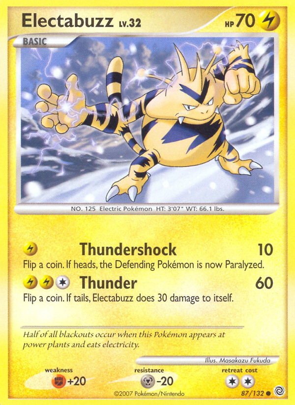 Electabuzz (87/132) [Diamond & Pearl: Secret Wonders] - Card Brawlers | Quebec | Canada | Yu-Gi-Oh!
