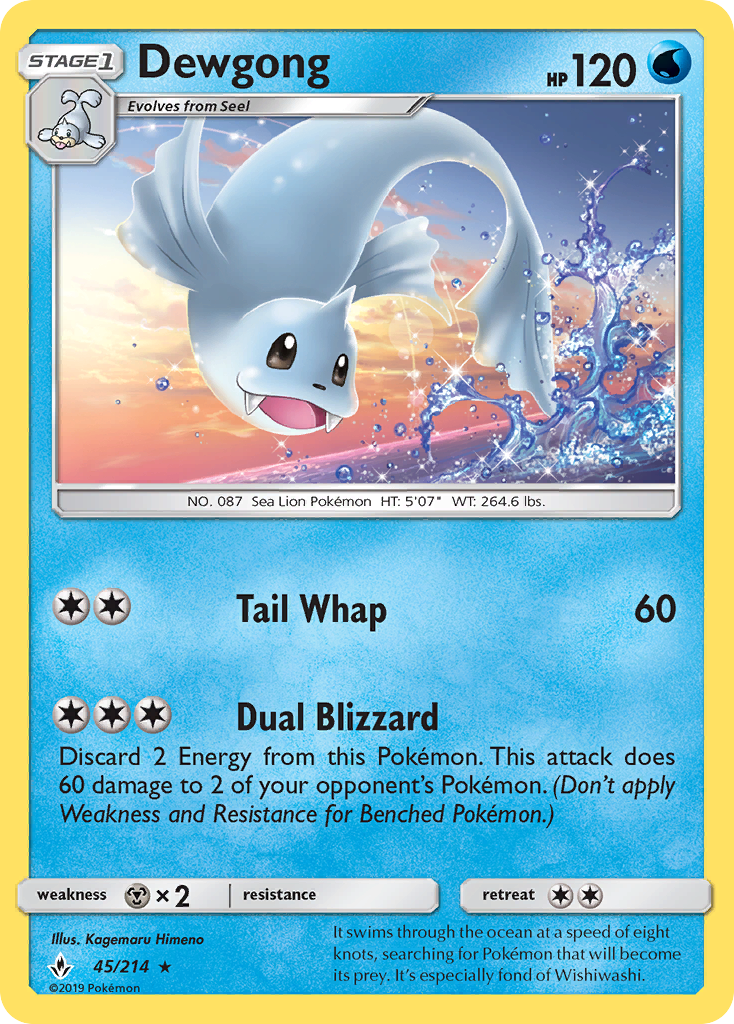 Dewgong (45/214) [Sun & Moon: Unbroken Bonds] - Card Brawlers | Quebec | Canada | Yu-Gi-Oh!