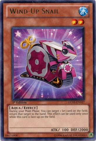 Wind-Up Snail [GENF-EN017] Rare - Card Brawlers | Quebec | Canada | Yu-Gi-Oh!