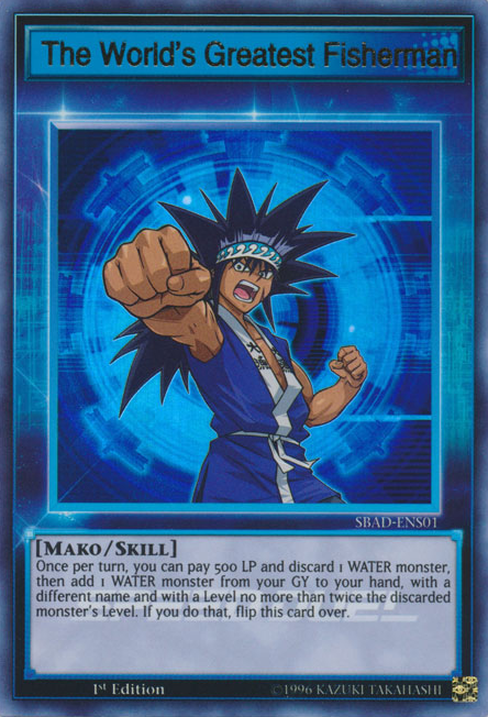 The World's Greatest Fisherman [SBAD-ENS01] Ultra Rare - Card Brawlers | Quebec | Canada | Yu-Gi-Oh!