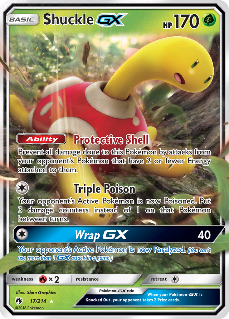 Shuckle GX (17/214) [Sun & Moon: Lost Thunder] - Card Brawlers | Quebec | Canada | Yu-Gi-Oh!