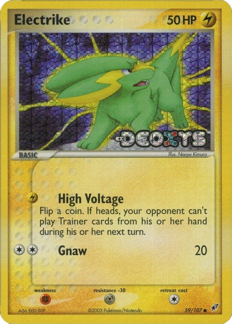 Electrike (59/107) (Stamped) [EX: Deoxys] - Card Brawlers | Quebec | Canada | Yu-Gi-Oh!