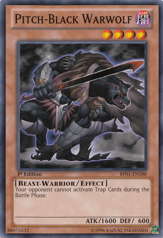 Pitch-Black Warwolf [BP01-EN188] Common - Card Brawlers | Quebec | Canada | Yu-Gi-Oh!