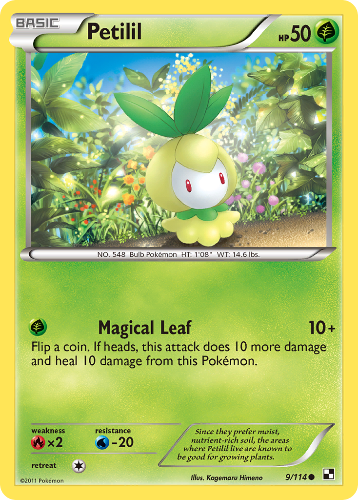 Petilil (9/114) [Black & White: Base Set] - Card Brawlers | Quebec | Canada | Yu-Gi-Oh!
