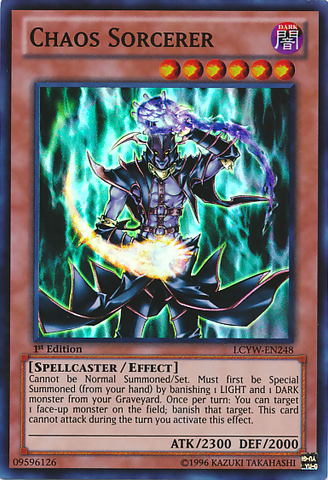 Chaos Sorcerer [LCYW-EN248] Super Rare - Card Brawlers | Quebec | Canada | Yu-Gi-Oh!