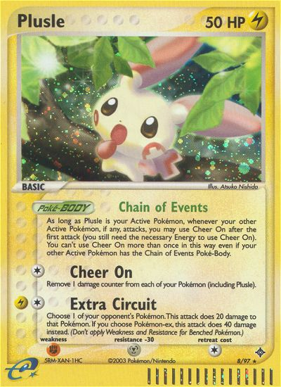 Plusle (8/97) [EX: Dragon] - Card Brawlers | Quebec | Canada | Yu-Gi-Oh!
