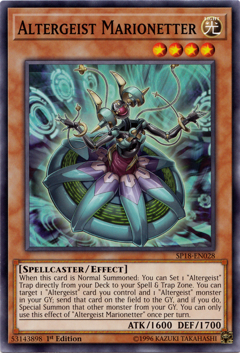 Altergeist Marionetter [SP18-EN028] Common - Card Brawlers | Quebec | Canada | Yu-Gi-Oh!