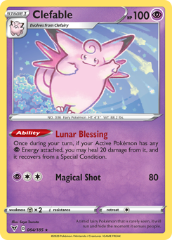 Clefable (064/185) [Sword & Shield: Vivid Voltage] - Card Brawlers | Quebec | Canada | Yu-Gi-Oh!