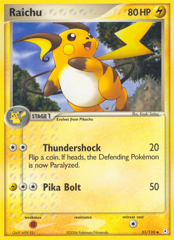 Raichu (51/110) [EX: Holon Phantoms] - Card Brawlers | Quebec | Canada | Yu-Gi-Oh!