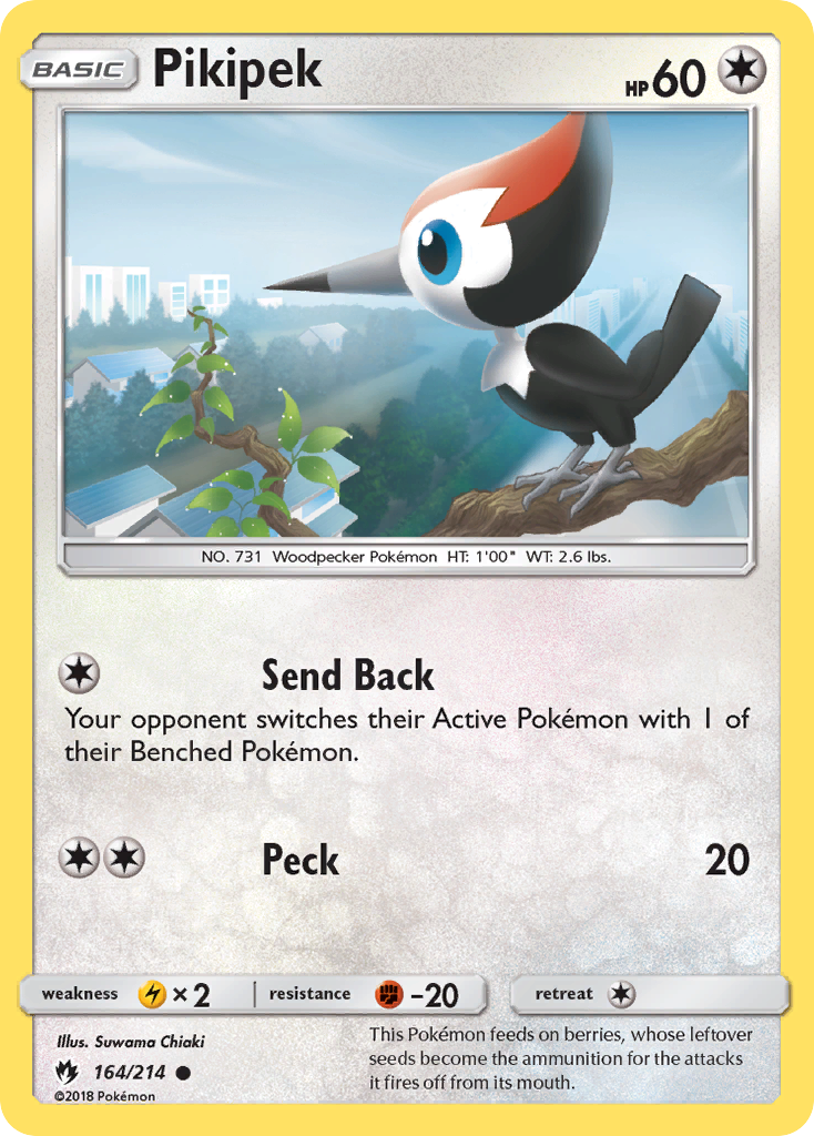Pikipek (164/214) [Sun & Moon: Lost Thunder] - Card Brawlers | Quebec | Canada | Yu-Gi-Oh!
