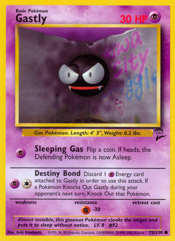 Gastly (75/130) [Base Set 2] - Card Brawlers | Quebec | Canada | Yu-Gi-Oh!