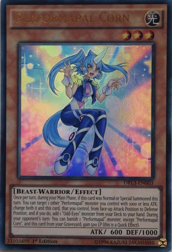 Performapal Corn [DRL3-EN003] Ultra Rare - Yu-Gi-Oh! - Card Brawlers | Quebec | Canada |