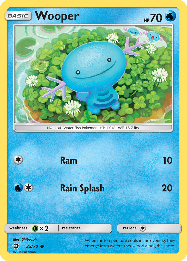 Wooper (25/70) [Sun & Moon: Dragon Majesty] - Card Brawlers | Quebec | Canada | Yu-Gi-Oh!