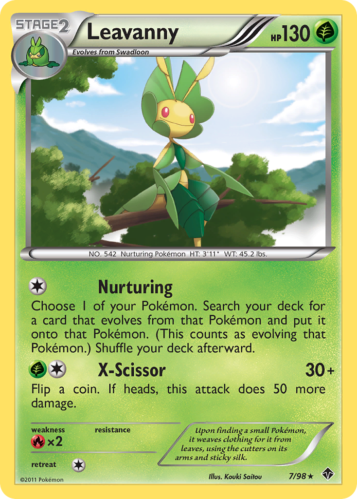 Leavanny (7/98) [Black & White: Emerging Powers] - Card Brawlers | Quebec | Canada | Yu-Gi-Oh!