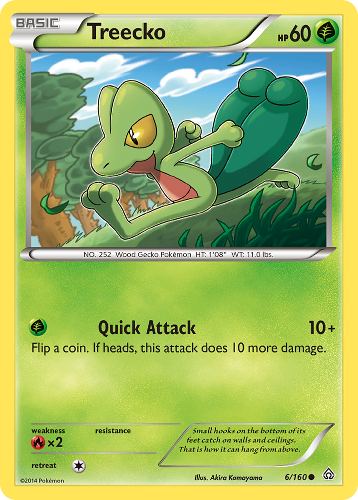 Treecko (6/160) [XY: Primal Clash] - Card Brawlers | Quebec | Canada | Yu-Gi-Oh!