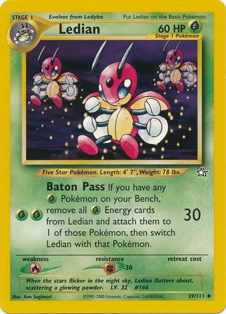 Ledian (39/111) [Neo Genesis Unlimited] - Card Brawlers | Quebec | Canada | Yu-Gi-Oh!