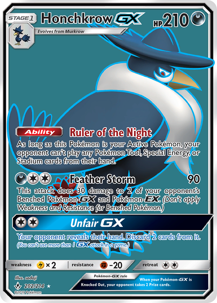Honchkrow GX (202/214) [Sun & Moon: Unbroken Bonds] - Card Brawlers | Quebec | Canada | Yu-Gi-Oh!