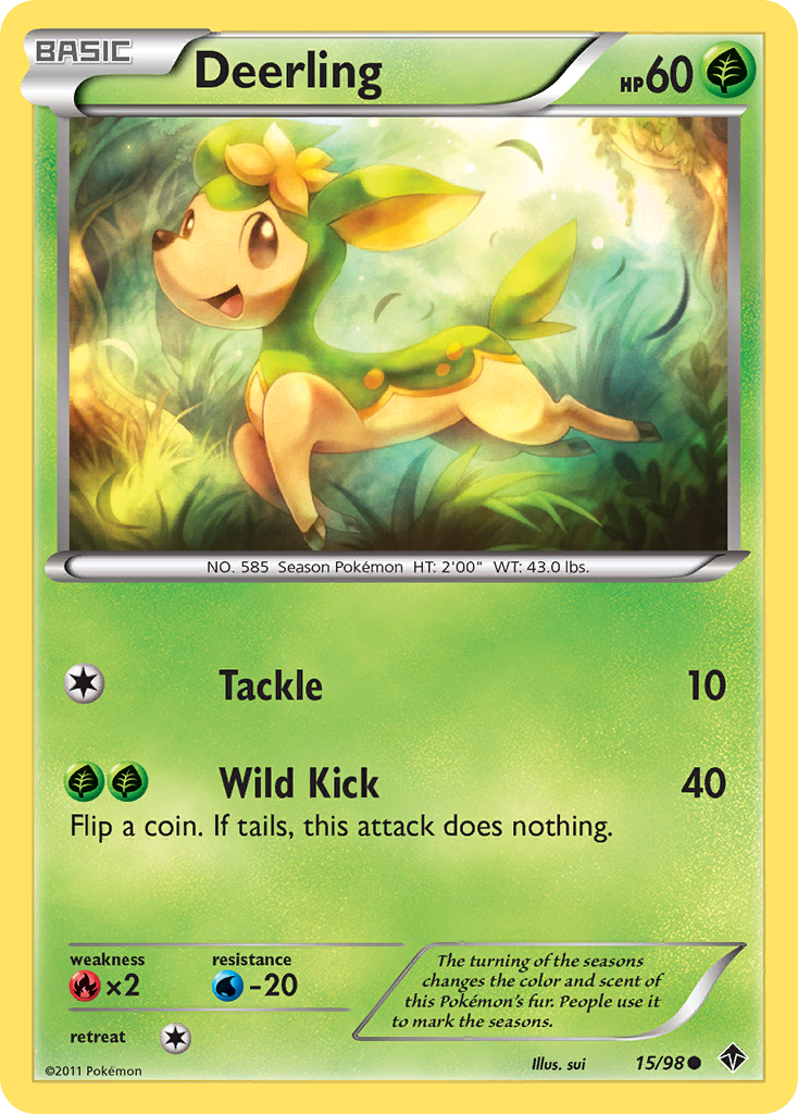 Deerling (15/98) [Black & White: Emerging Powers] - Card Brawlers | Quebec | Canada | Yu-Gi-Oh!