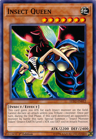 Insect Queen [LED2-EN012] Common - Card Brawlers | Quebec | Canada | Yu-Gi-Oh!