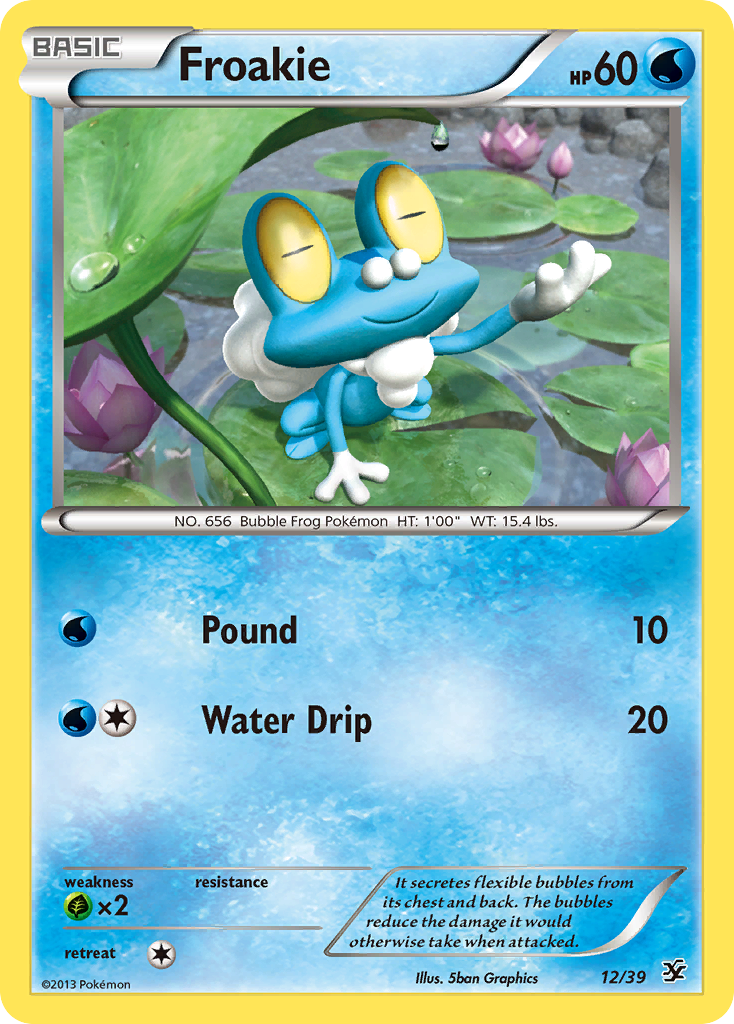 Froakie (12/39) [XY: Kalos Starter Set] - Card Brawlers | Quebec | Canada | Yu-Gi-Oh!
