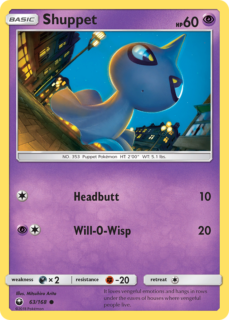 Shuppet (63/168) [Sun & Moon: Celestial Storm] - Card Brawlers | Quebec | Canada | Yu-Gi-Oh!