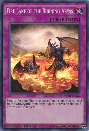 Fire Lake of the Burning Abyss (SE) [NECH-ENS12] Super Rare - Card Brawlers | Quebec | Canada | Yu-Gi-Oh!