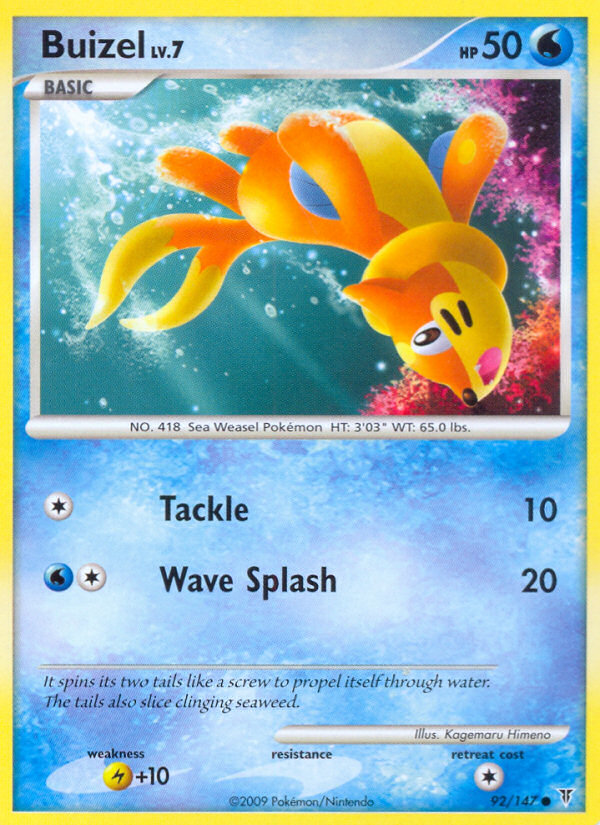 Buizel (92/147) [Platinum: Supreme Victors] - Card Brawlers | Quebec | Canada | Yu-Gi-Oh!